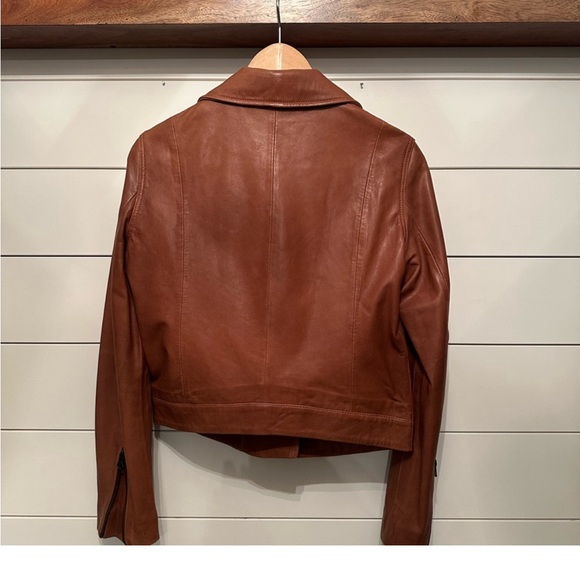 🤎ABLE Maha Leather Jacket ~ Whiskey ~ Small - Picture 2 of 16